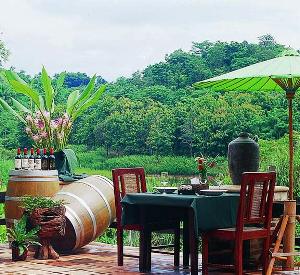 Enjoy the scenery while tasting Thai wine from Mae Chan Winery