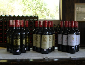 Thai wines waiting to be tasted on your Chiang Mai private wine tour